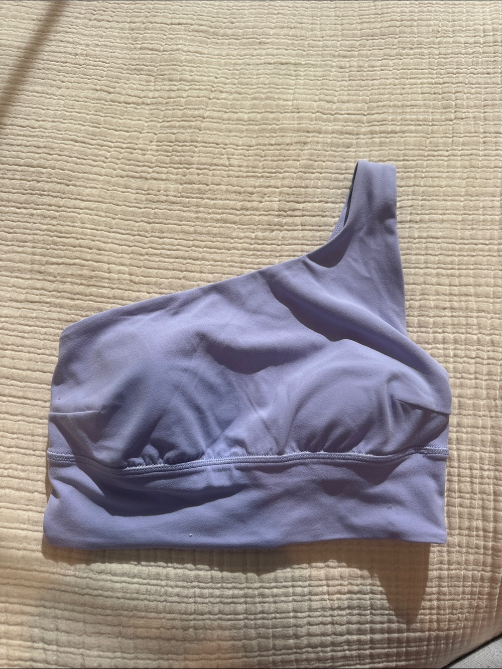 lululemon athletica Asymmetric One-Shoulder Sports Bra - Light Lavender